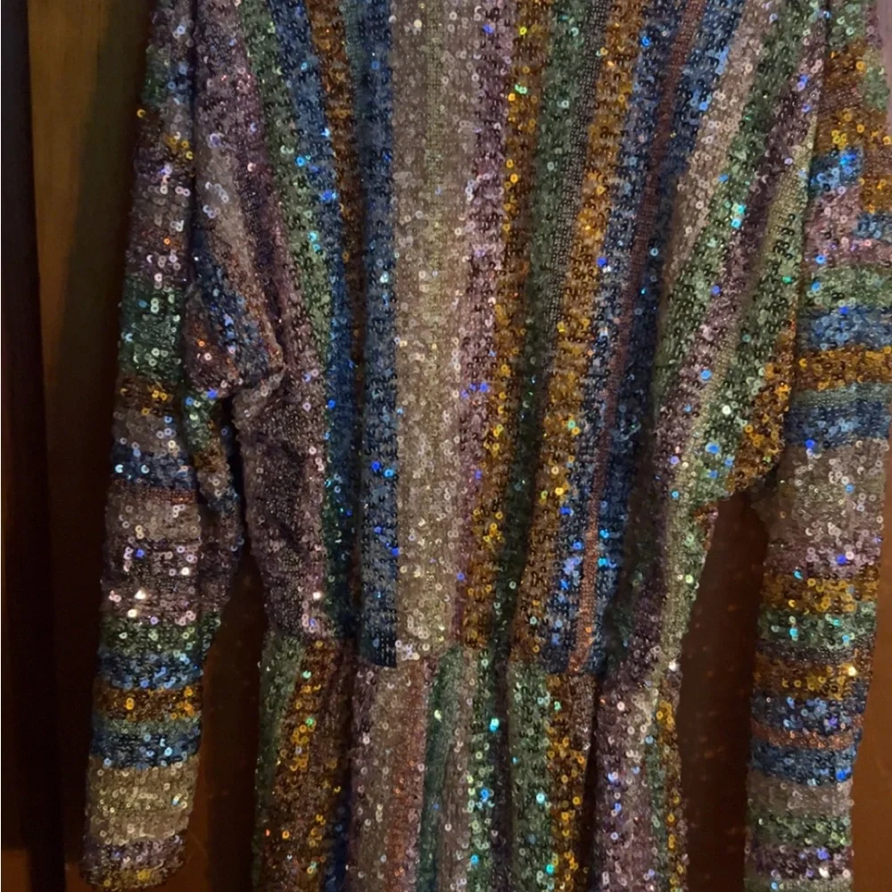 AKIRA Multicolor Sequin Romper - Picture 4 of 4